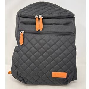 Kaiser Permanente Welcome Baby Black Diaper Bag with Black Matching Mat